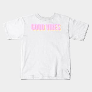 Good Vibes in purple Kids T-Shirt